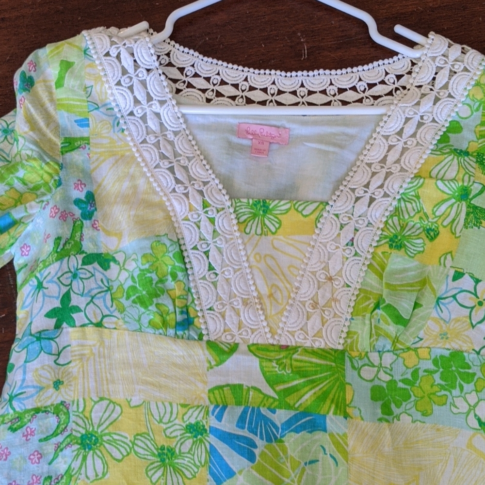 Lily Pulitzer shift dress in linen